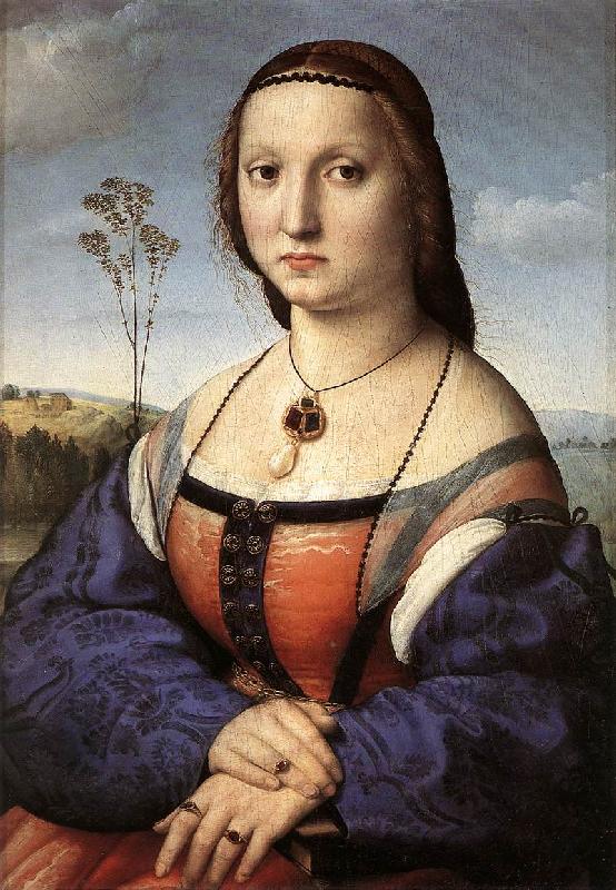 RAFFAELLO Sanzio Portrait of Maddalena Doni ft oil painting picture